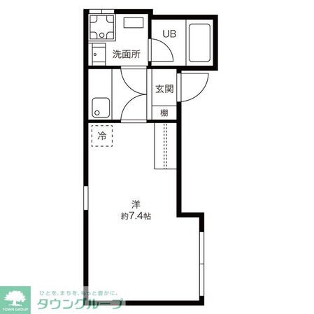 Mythos板橋新河岸の物件間取画像